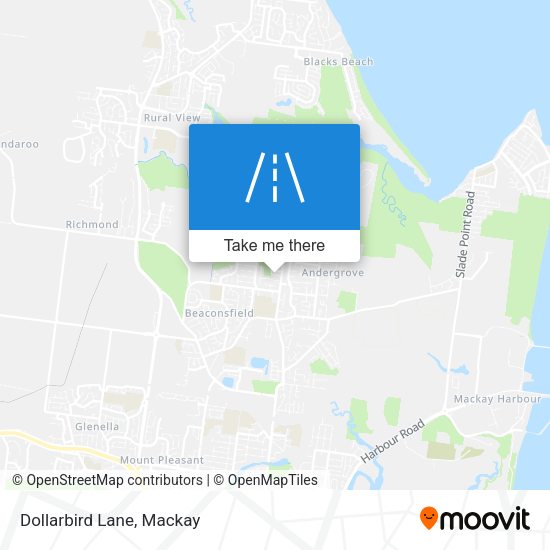 Dollarbird Lane map