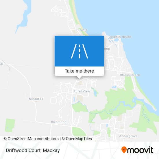 Driftwood Court map