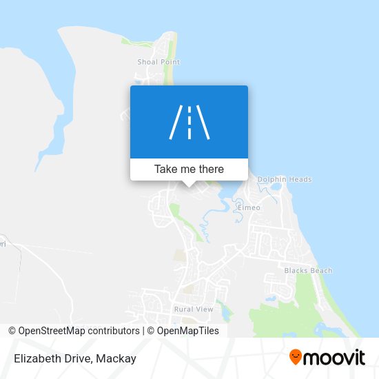 Elizabeth Drive map