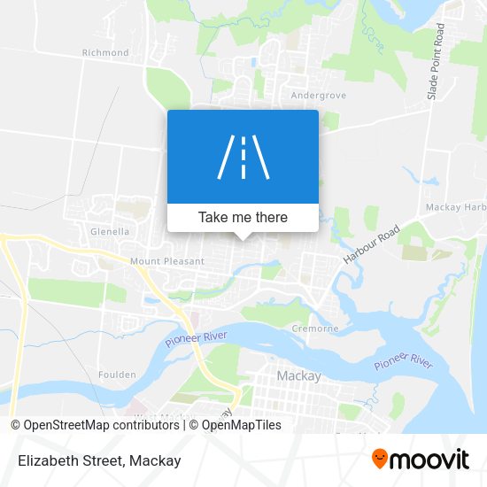 Elizabeth Street map