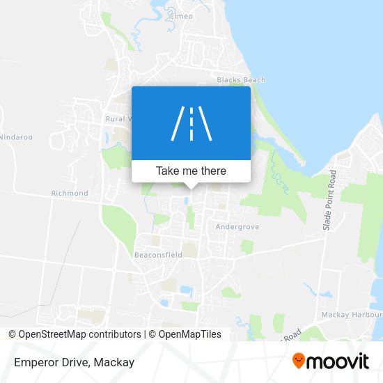 Emperor Drive map