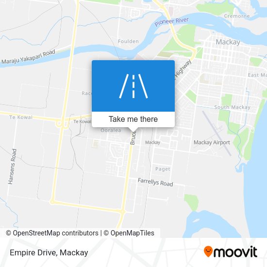 Empire Drive map