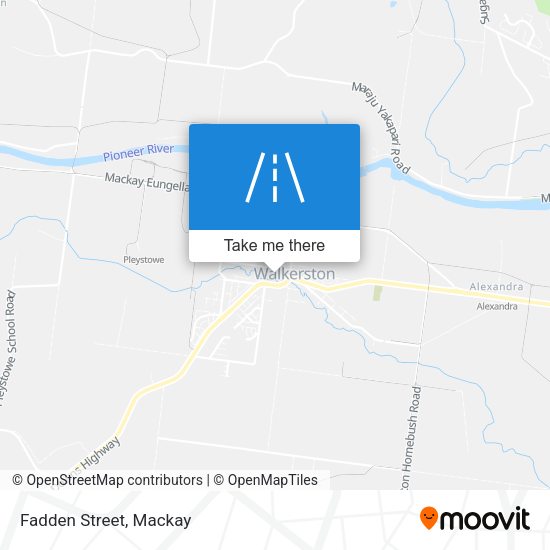 Fadden Street map