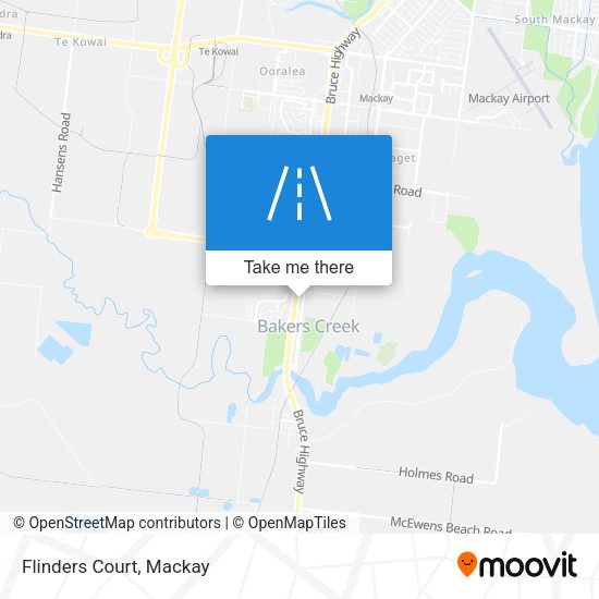 Flinders Court map