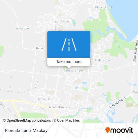 Floresta Lane map