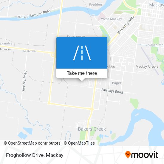 Froghollow Drive map