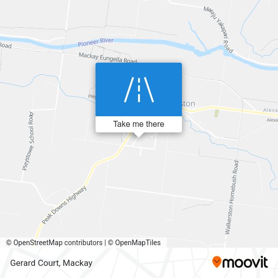 Gerard Court map