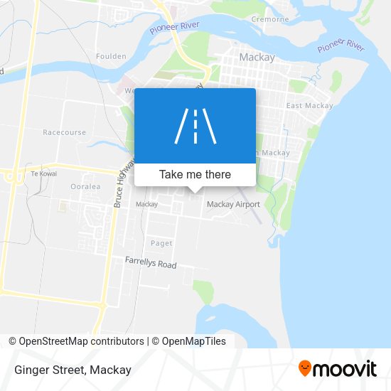 Ginger Street map