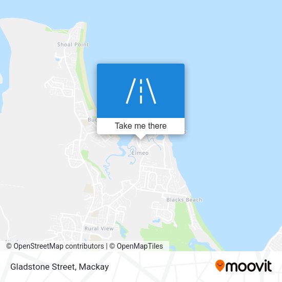 Gladstone Street map