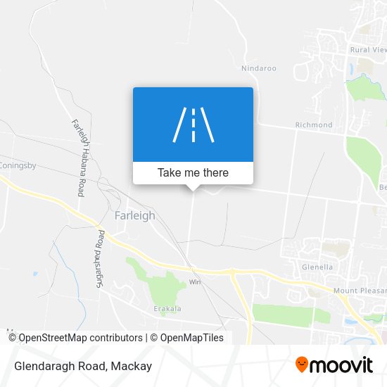 Glendaragh Road map