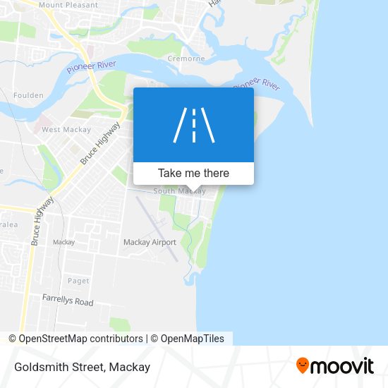 Goldsmith Street map
