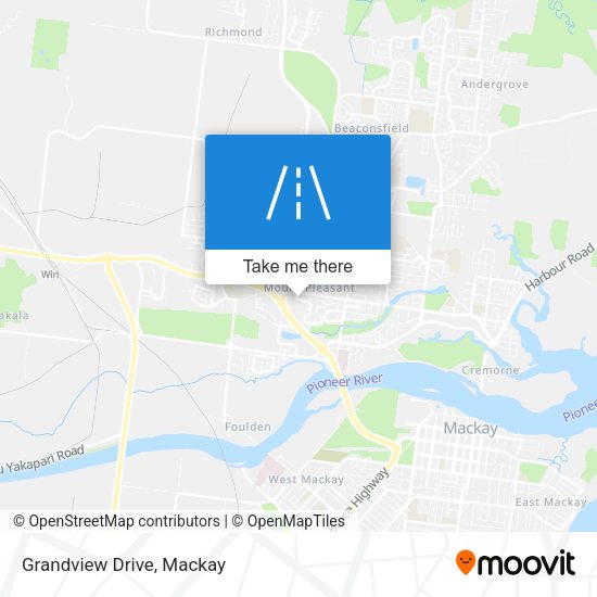 Grandview Drive map
