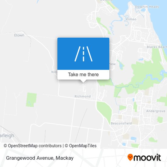 Grangewood Avenue map