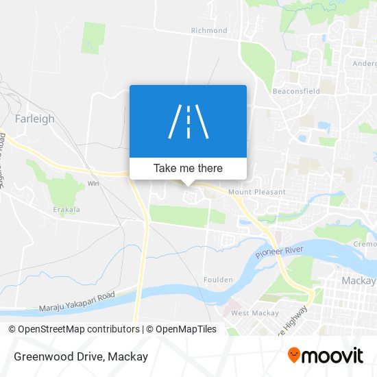 Greenwood Drive map