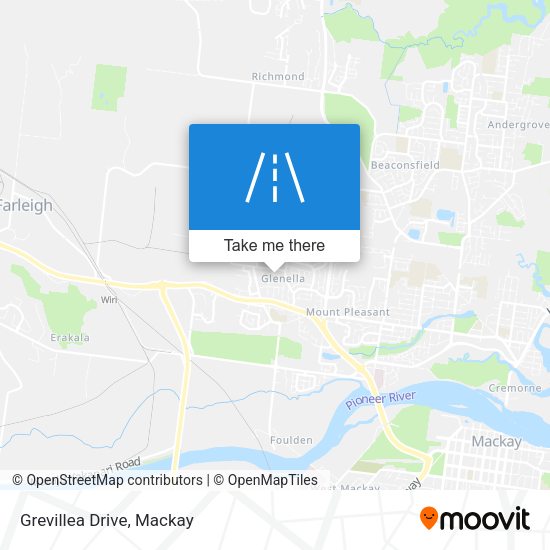 Grevillea Drive map