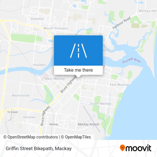 Griffin Street Bikepath map