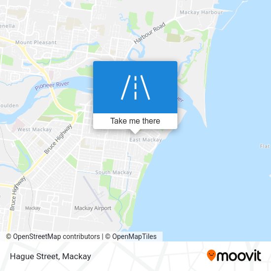 Hague Street map