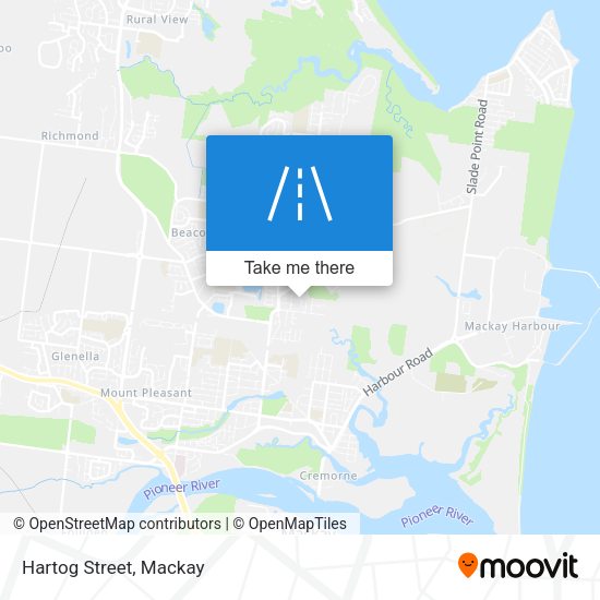 Hartog Street map