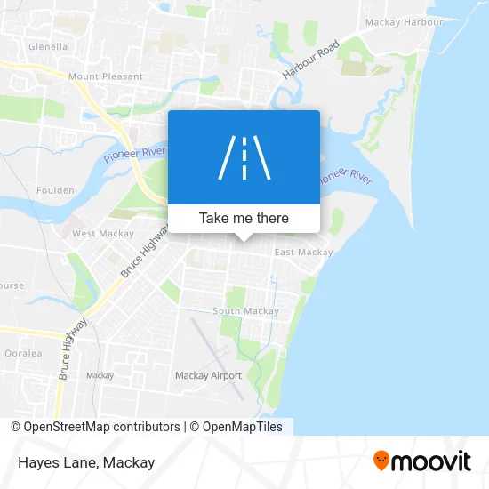 Hayes Lane map