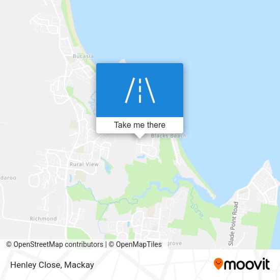 Henley Close map