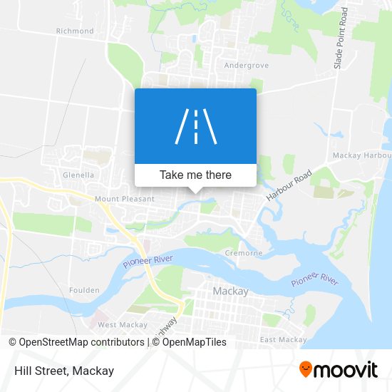 Hill Street map