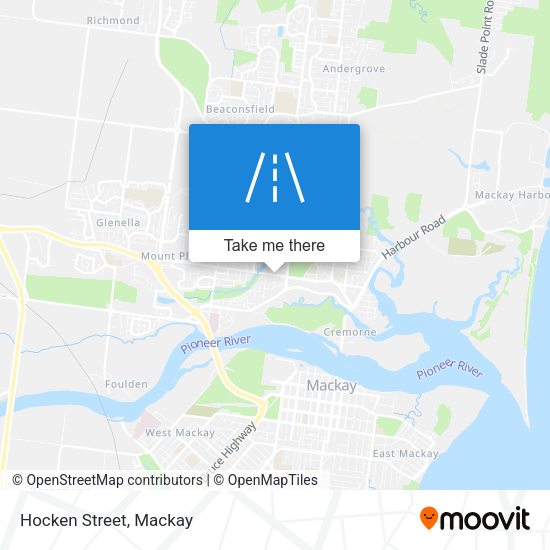 Hocken Street map