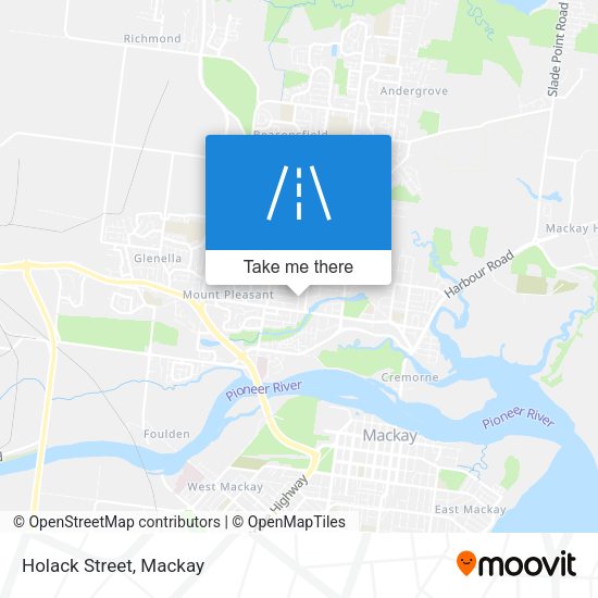 Holack Street map