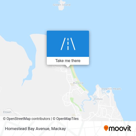 Homestead Bay Avenue map