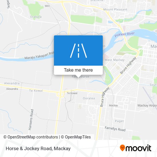 Horse & Jockey Road map