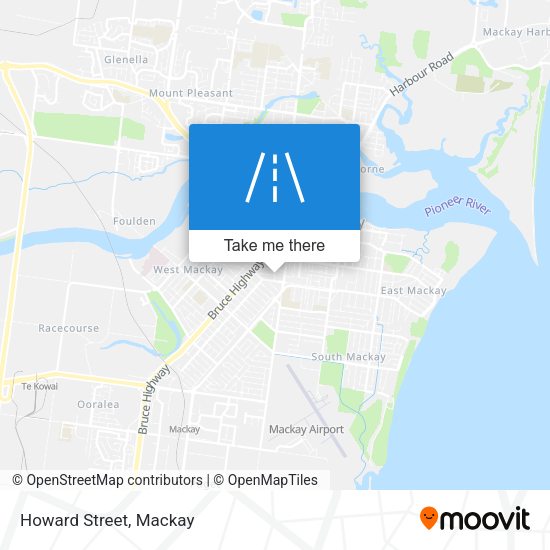 Howard Street map