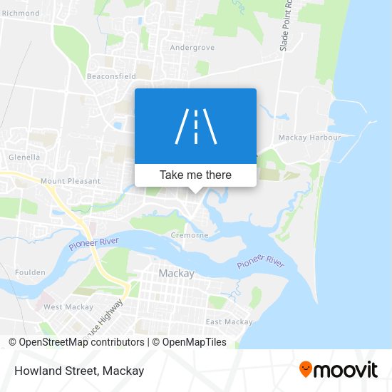 Howland Street map