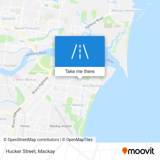 Hucker Street map