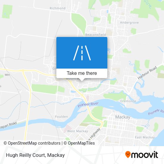 Hugh Reilly Court map