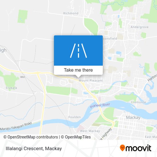 Illalangi Crescent map
