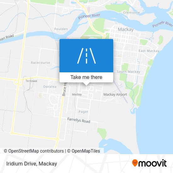 Iridium Drive map