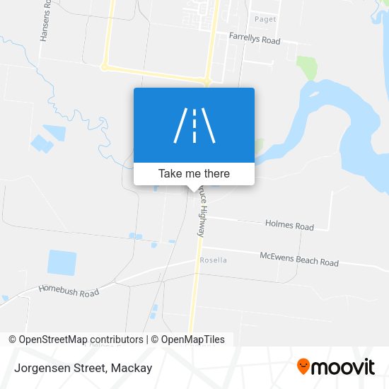 Jorgensen Street map