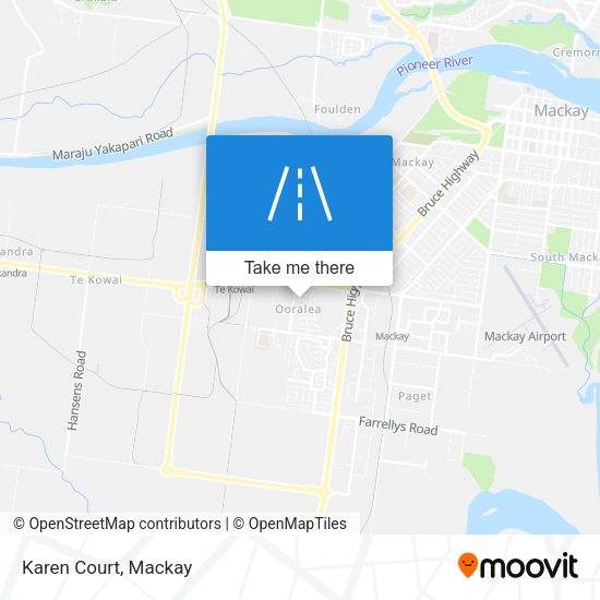 Karen Court map