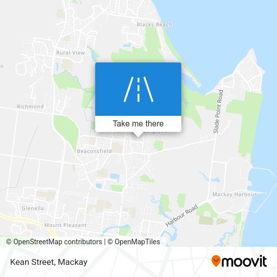 Kean Street map