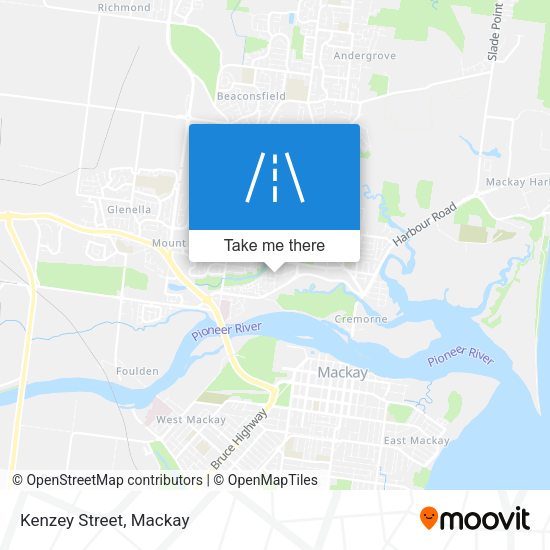 Kenzey Street map