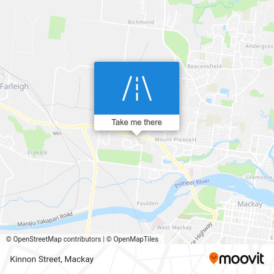 Kinnon Street map