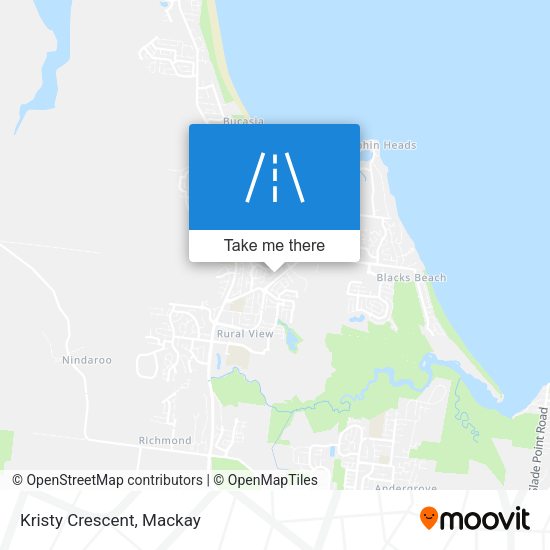 Kristy Crescent map
