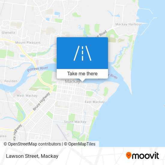 Lawson Street map