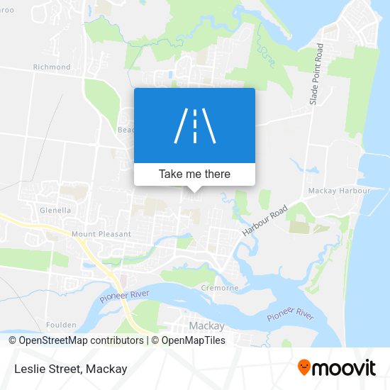 Leslie Street map