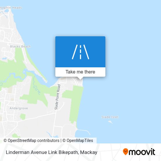 Linderman Avenue Link Bikepath map