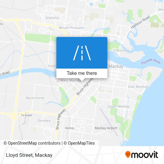 Lloyd Street map