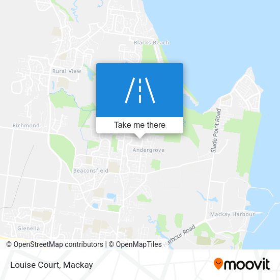 Louise Court map