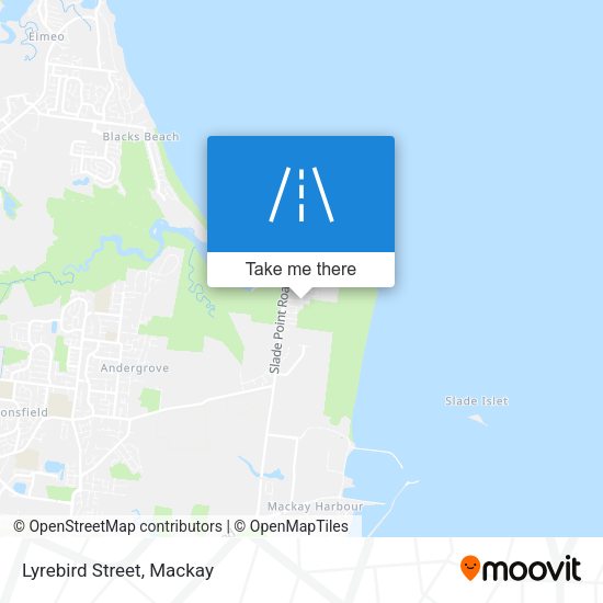 Lyrebird Street map