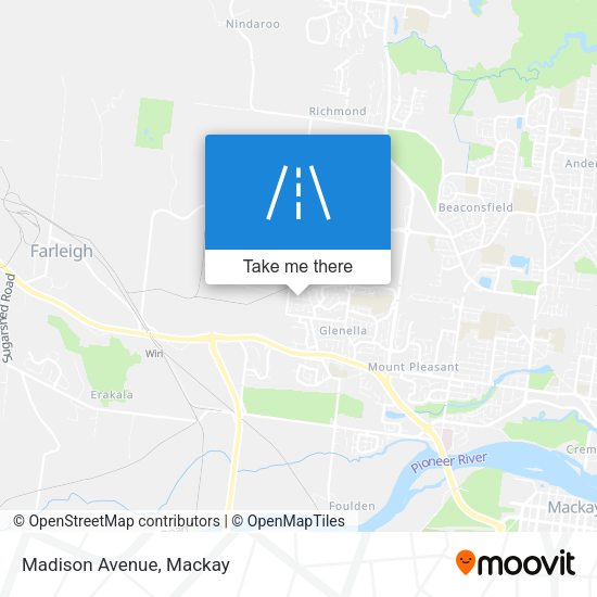 Madison Avenue map