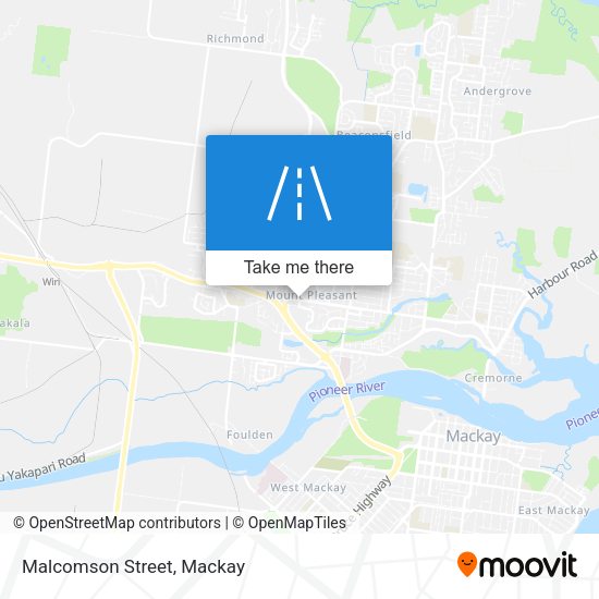 Malcomson Street map