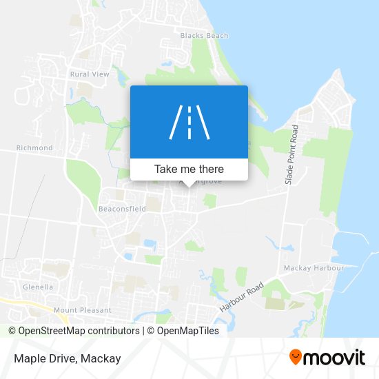 Maple Drive map